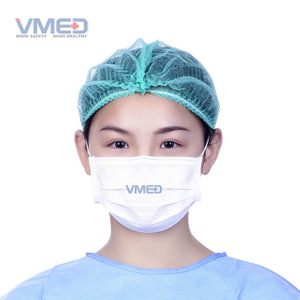Máscara de protección facial de laboratorio quirúrgico blanco