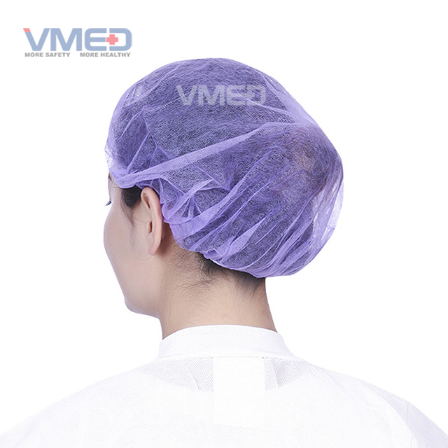Gorra Bouffant no tejida para uso médico